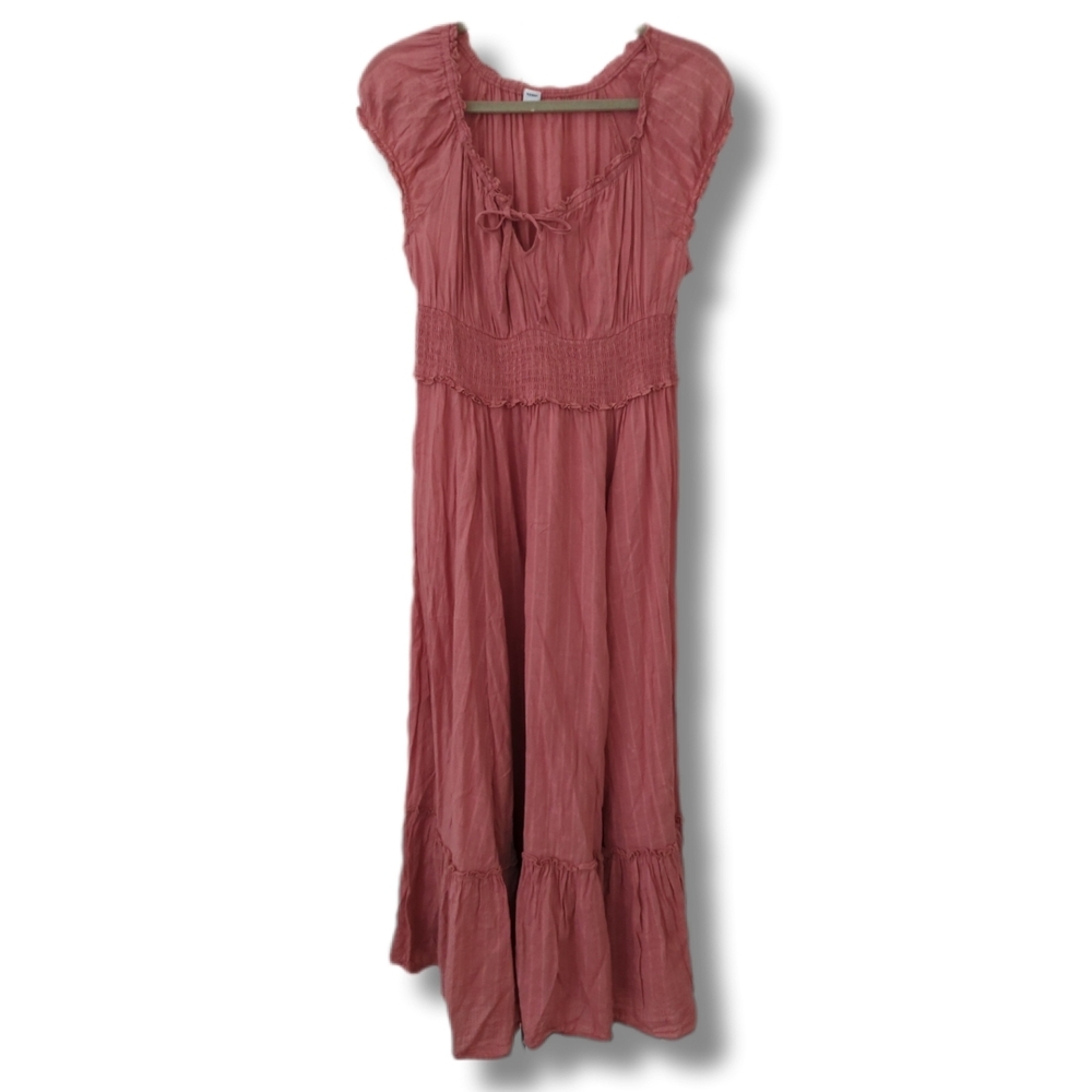 Elegant Pink Maxi Dress